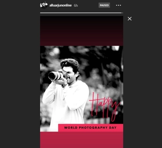allu arjun instagram post