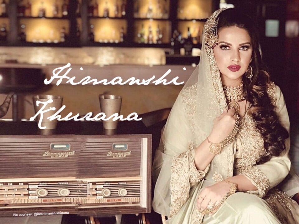 himanshi khurana looks gorgeous in golden indian