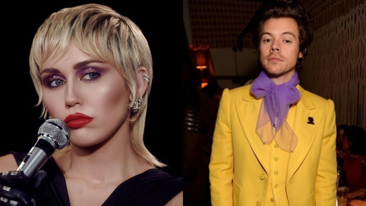 Miley Cyrus Admits She D Kiss Harry Styles Over Justin Bieber