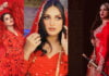 Himanshi Khurana’s glamorous red outfits will make you drool Himanshi Khurana's glamorous red outfits will make you drool