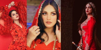 Himanshi Khurana's glamorous red outfits will make you drool