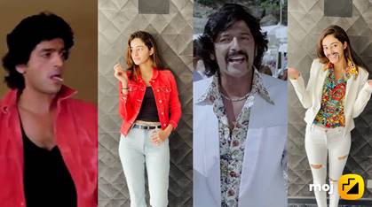 how ananya panday mimics father chunky panday