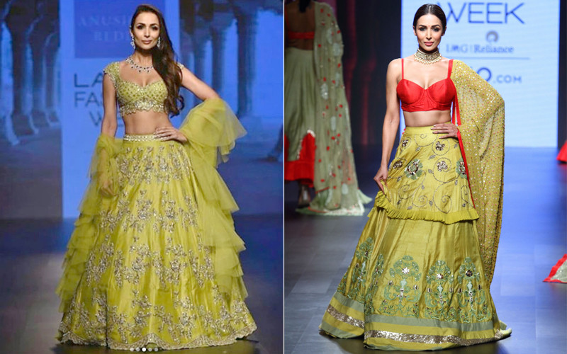 malaika arora walks the ramp