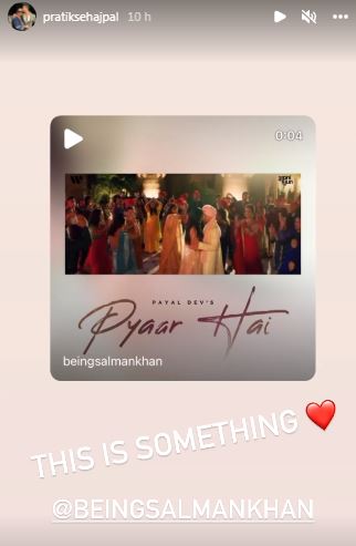 Salman Khan Praises Pratik Sehajpal’s Latest Wedding Song Pyaar Hai 1 pratik sehajpal