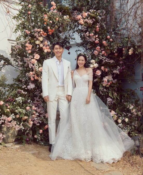 Crash Landing On You Stars Hyun Bin And Son Ye Jin Are Glowing In Their Wedding Pictures 2 hyun-bin-son-ye-jin