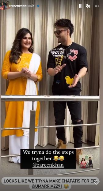 umar riaz and zareen khan
