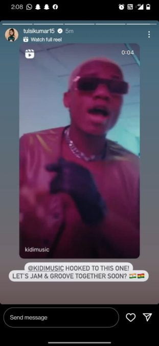 indian singing sensation tulsi kumar’s social media conversation with the international sensation kidi hint on an epic collaboration!