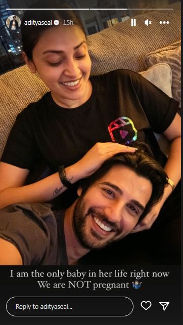aditya seal, anushka ranjan clear rumors 'we are not pregnant'